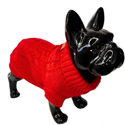 SWETEREK dla psa ubranko CANDY sweter czerwony